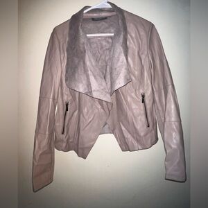Faux leather jacket